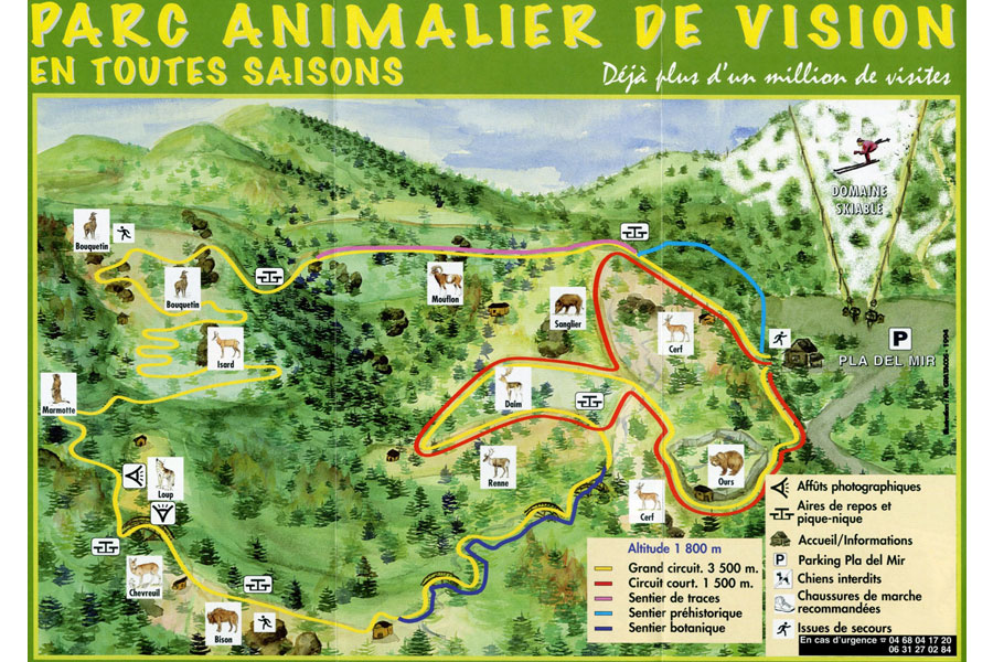 Activite Parc Animalier Les Angles 1 Roc Del Boc Location Gite de France
